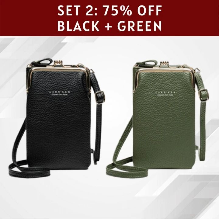 Women Phone Bag Solid Crossbody Bag