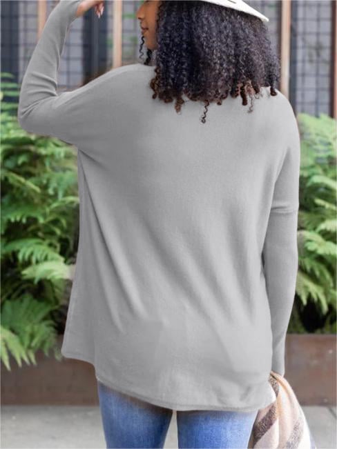 💥LONG SLEEVE THUMBHOLE SWEATER POCKET TUNIC💥