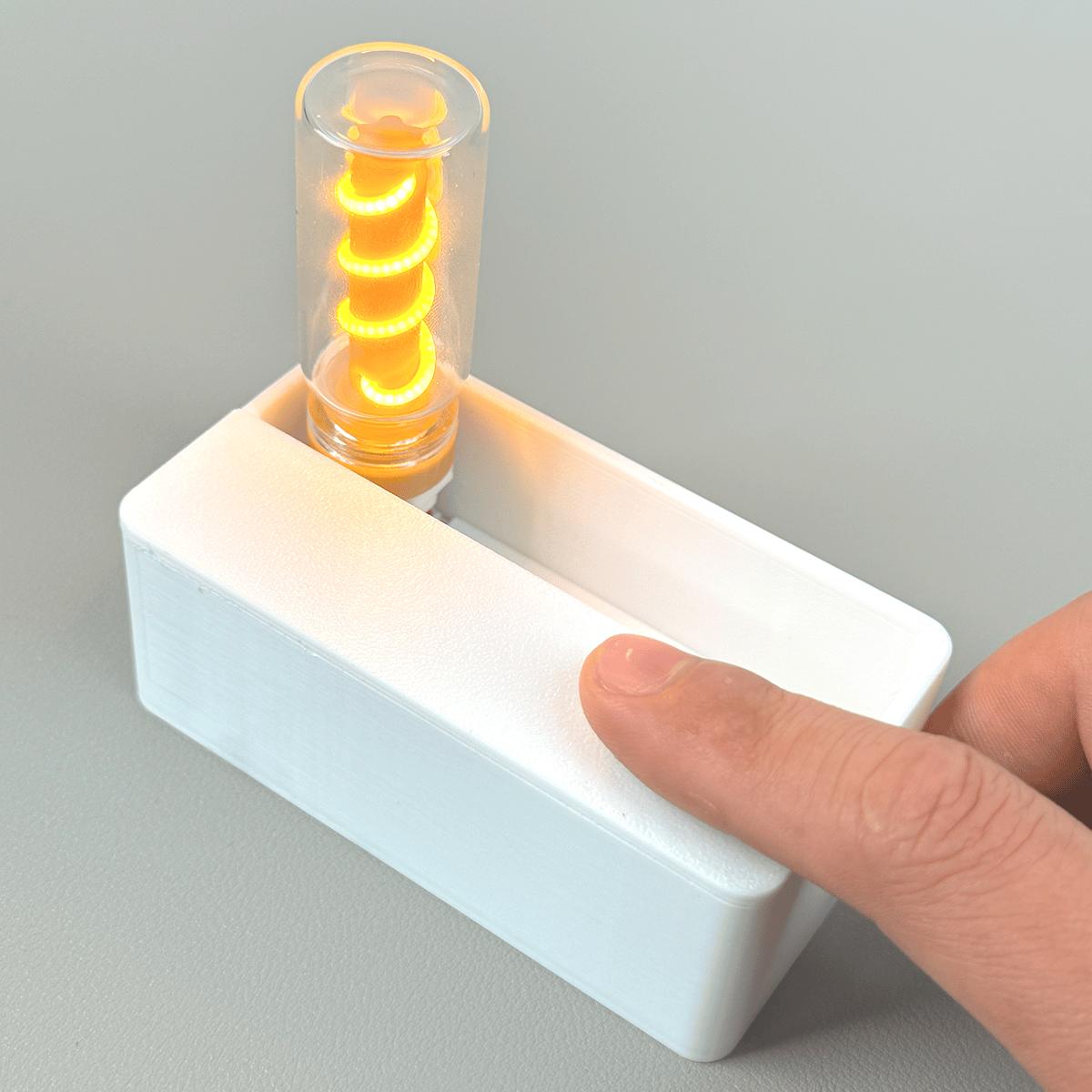 🌟 3D Printed Magnetic Ejection Night Light - Creative Touch-Control Sleep Lamp & Desktop Decoration Gift