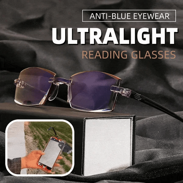 👓Sapphire High Hardness Anti-blue Progressive Far And Near Dual-Use Reading Glasses