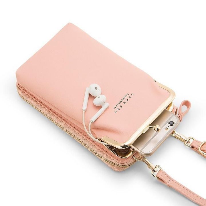 Women Phone Bag Solid Crossbody Bag
