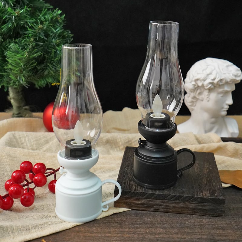 ✨LED Vintage Kerosene Lamp Electronic Swing Candle