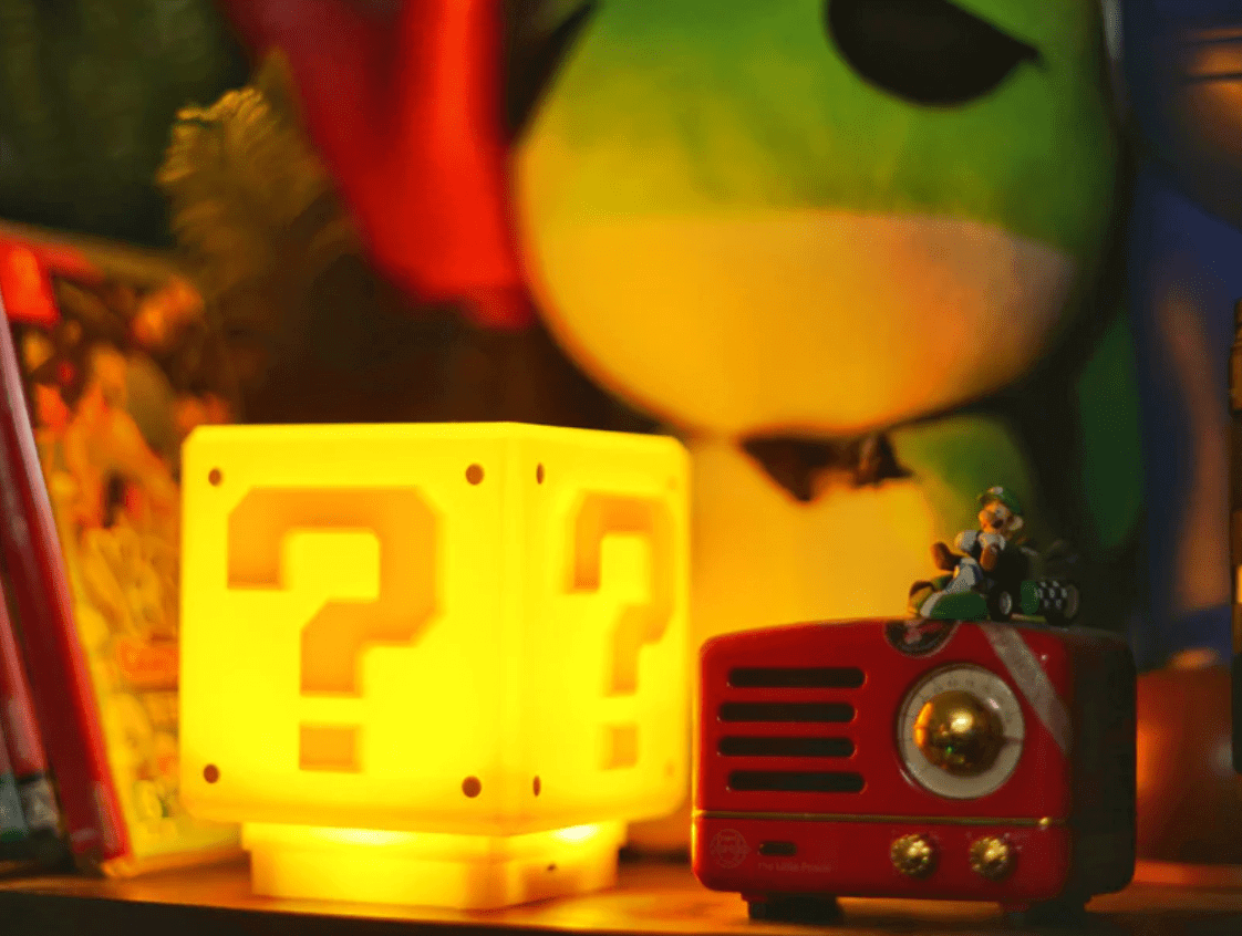 Super Mario Bros LED Question Mark Brick Night Light