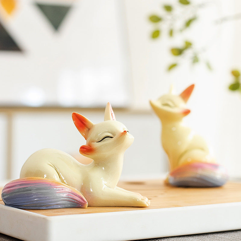 Color Changing Resin Tea Pet Luck Decoration for Tea Table🍵