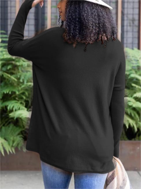 💥LONG SLEEVE THUMBHOLE SWEATER POCKET TUNIC💥