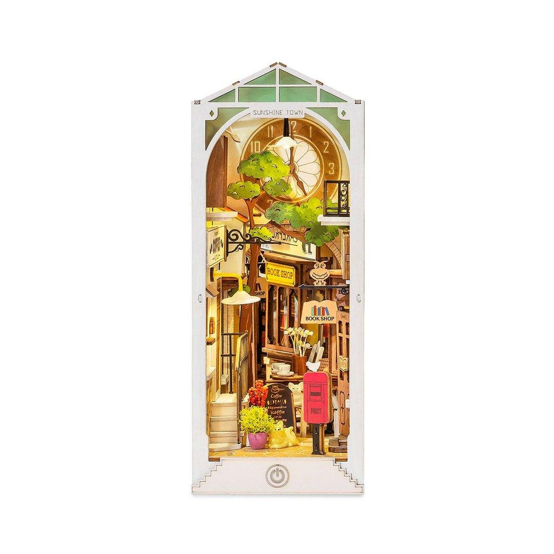 Sunshine Town Miniature Book Nook Shelf Insert