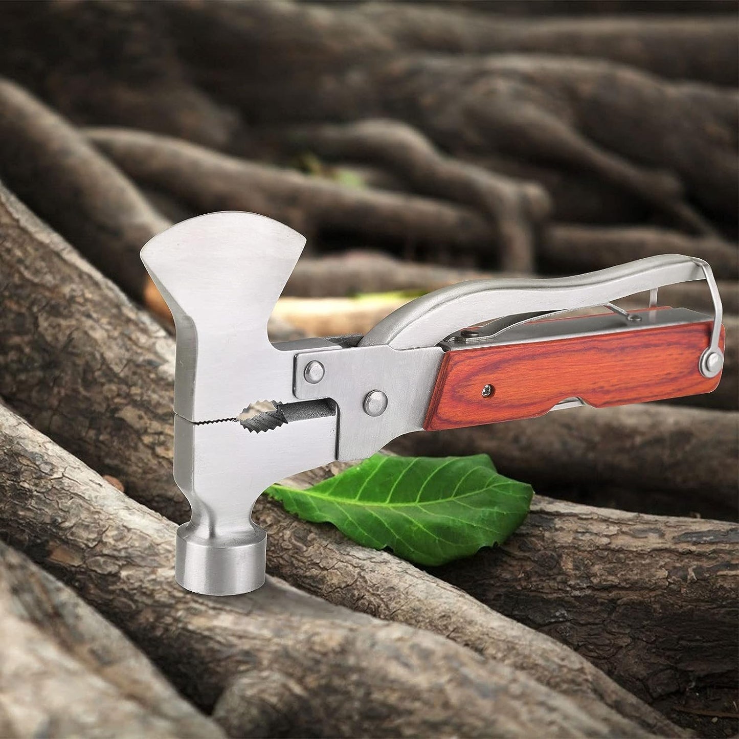 16in-1 Portable Multi-Functional Claw Hammer Tool For Vehicle Household Hiking