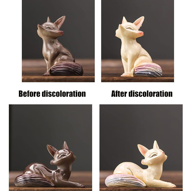 Color Changing Resin Tea Pet Luck Decoration for Tea Table🍵