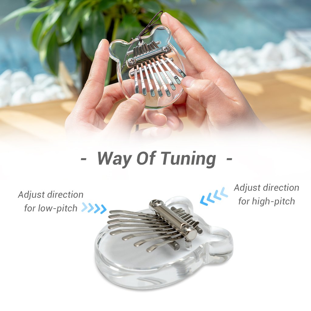 💕New Exquisite Crystal Kalimba
