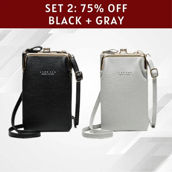 Women Phone Bag Solid Crossbody Bag