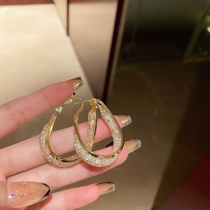🔥To My Best Friend-Fashion Oval Earrings