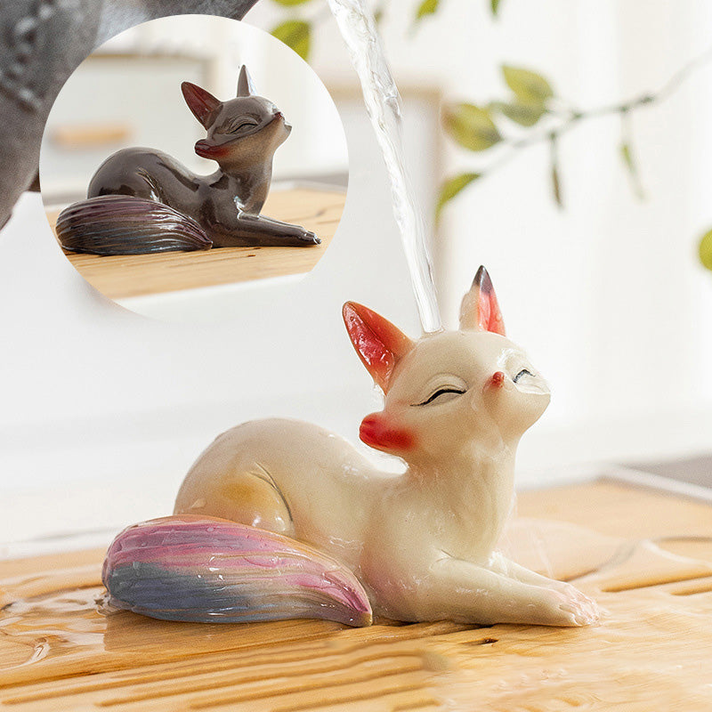 Color Changing Resin Tea Pet Luck Decoration for Tea Table🍵