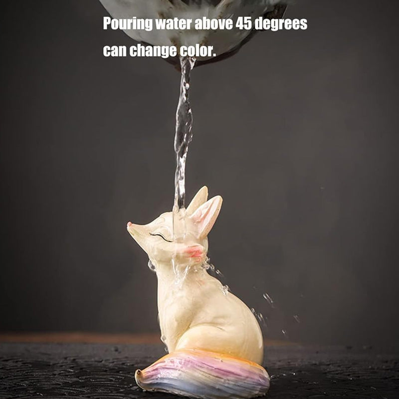 Color Changing Resin Tea Pet Luck Decoration for Tea Table🍵
