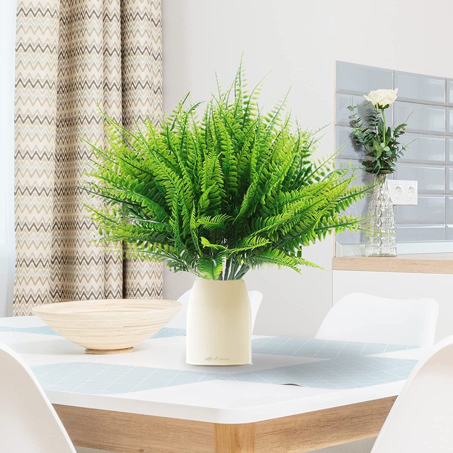 🌿Artificial Plants-Boston Fern Green Outdoor UV Protection