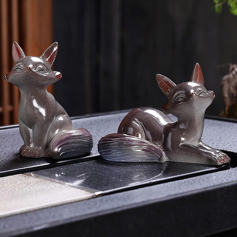 Color Changing Resin Tea Pet Luck Decoration for Tea Table🍵