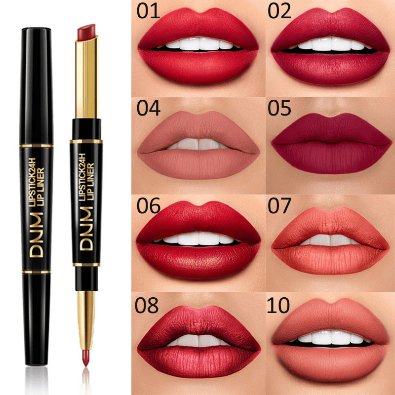 💖49% OFF💎$9.99💄2-in-1 Waterproof Lipstick Lip Liner