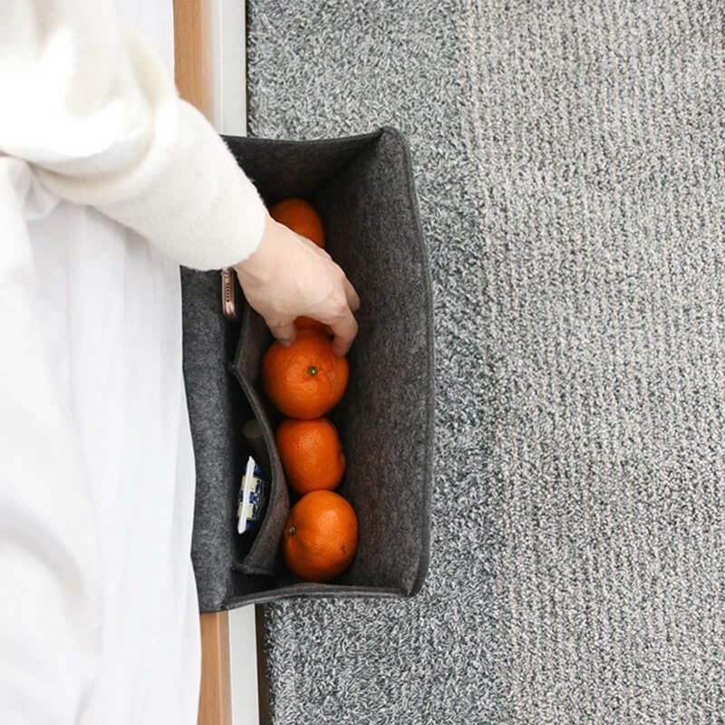 Felt Bedside Locker Sofa Pocket