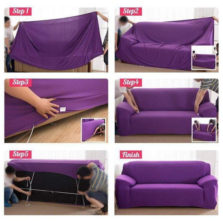 Universal waterproof sofa cover combination