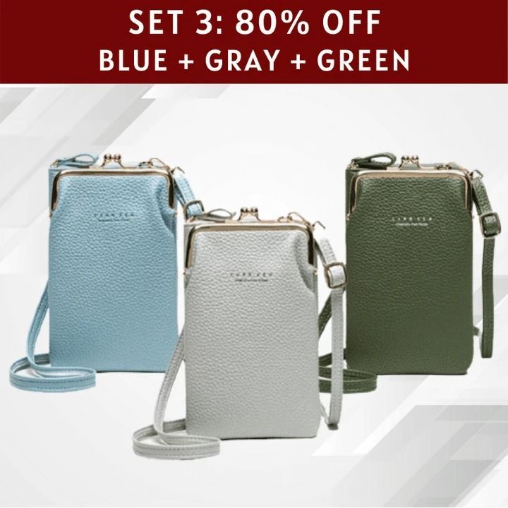 Women Phone Bag Solid Crossbody Bag