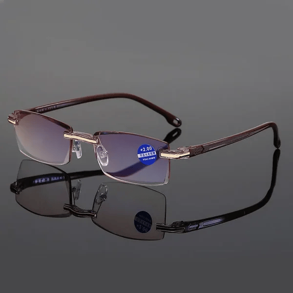 👓Sapphire High Hardness Anti-blue Progressive Far And Near Dual-Use Reading Glasses