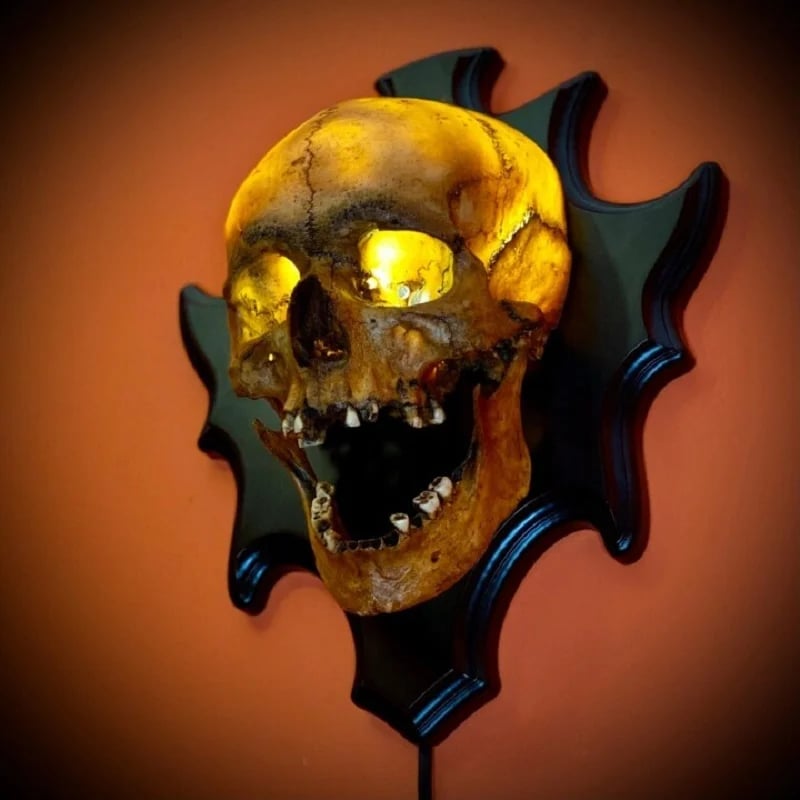 đSkull lampâSinging headânight light