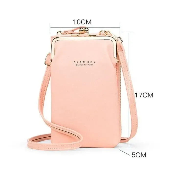 Women Phone Bag Solid Crossbody Bag