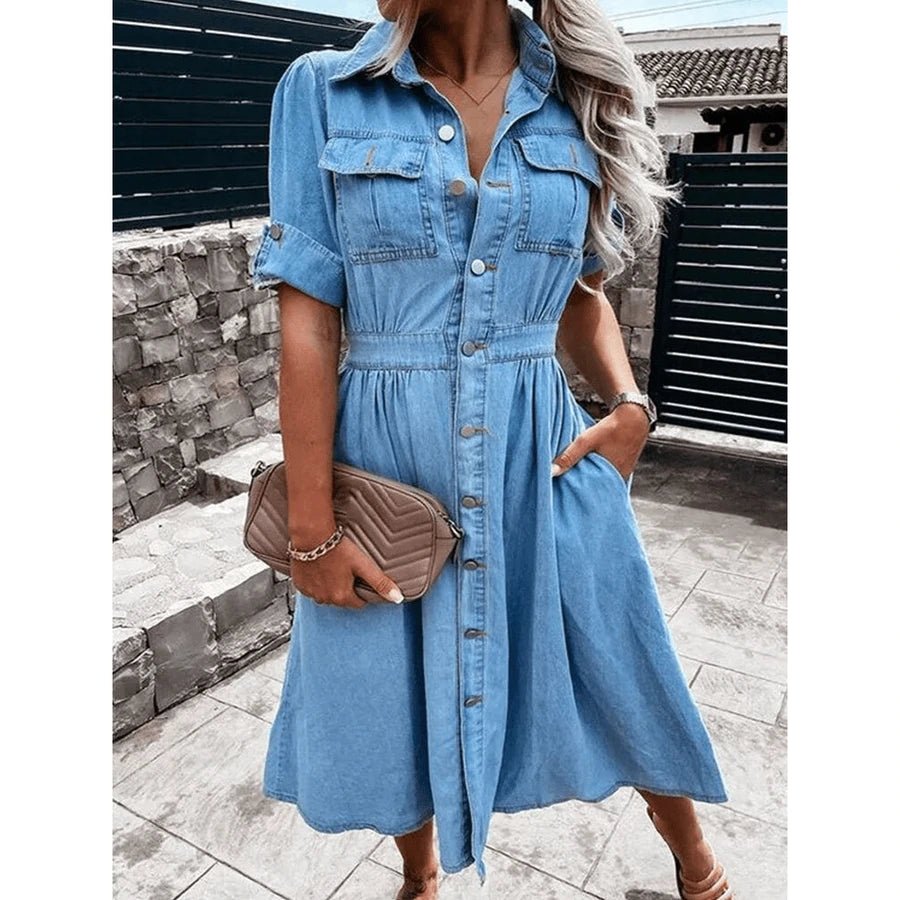 Denim dress