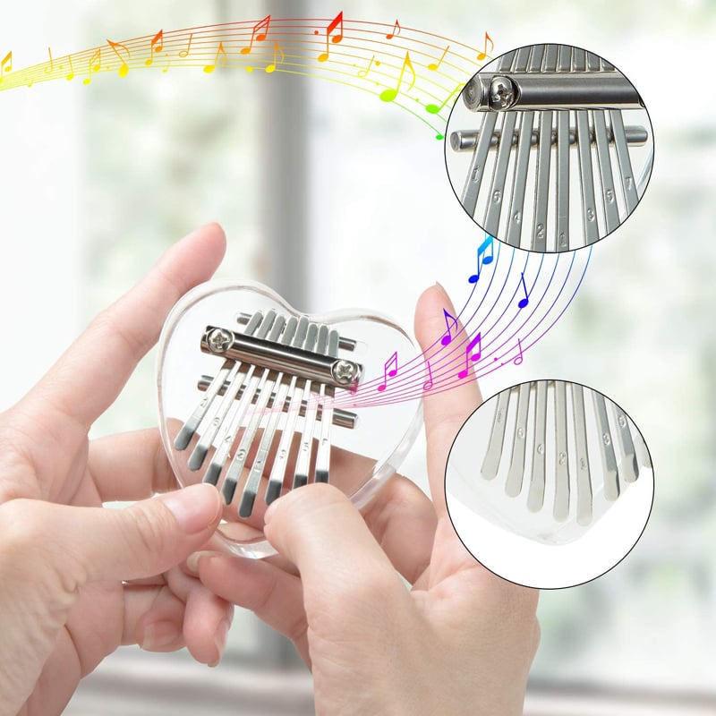💕New Exquisite Crystal Kalimba