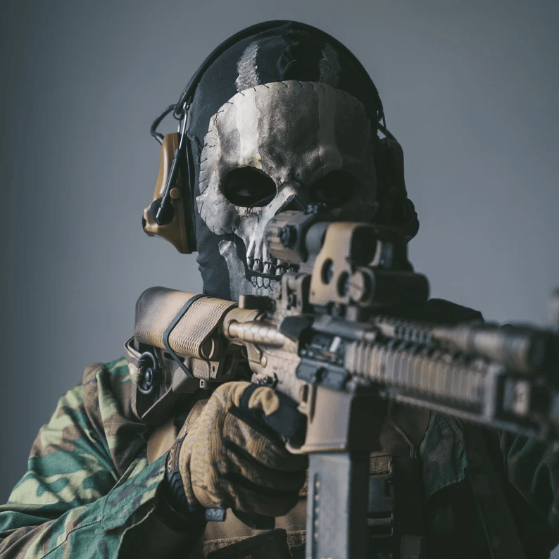 💀COD MWII Ghost Mask