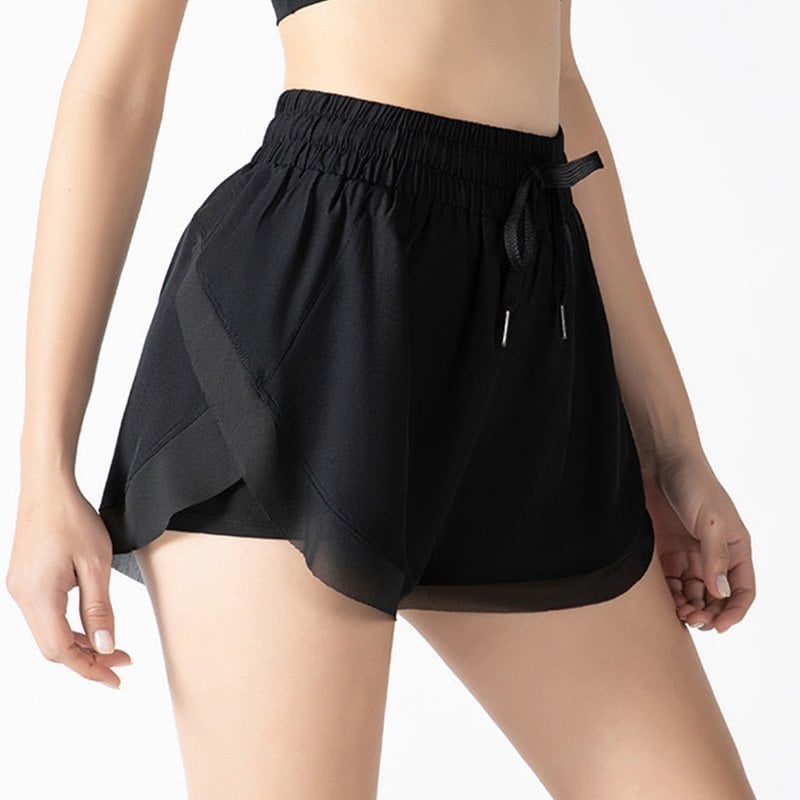 🔥Butterfly Shorts 2 in 1 Flowy Fitness Yoga Shorts for Women