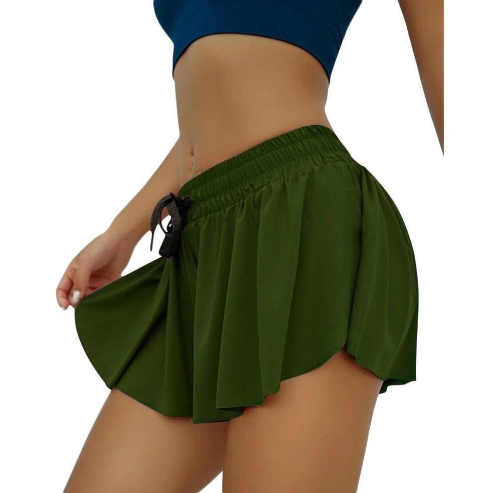 🔥Butterfly Shorts 2 in 1 Flowy Fitness Yoga Shorts for Women