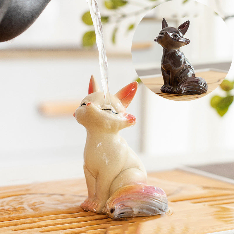 Color Changing Resin Tea Pet Luck Decoration for Tea Table🍵