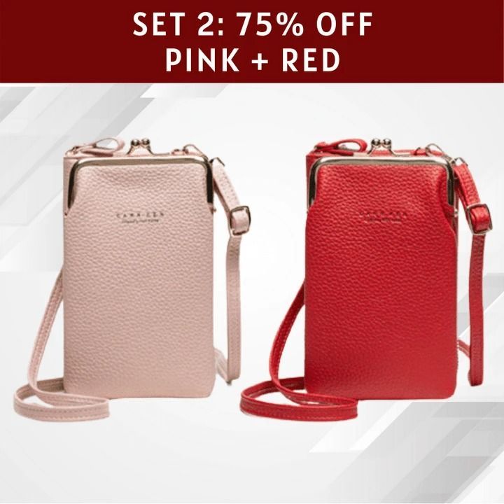 Women Phone Bag Solid Crossbody Bag