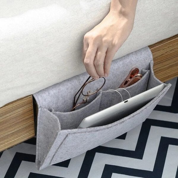 Felt Bedside Locker Sofa Pocket