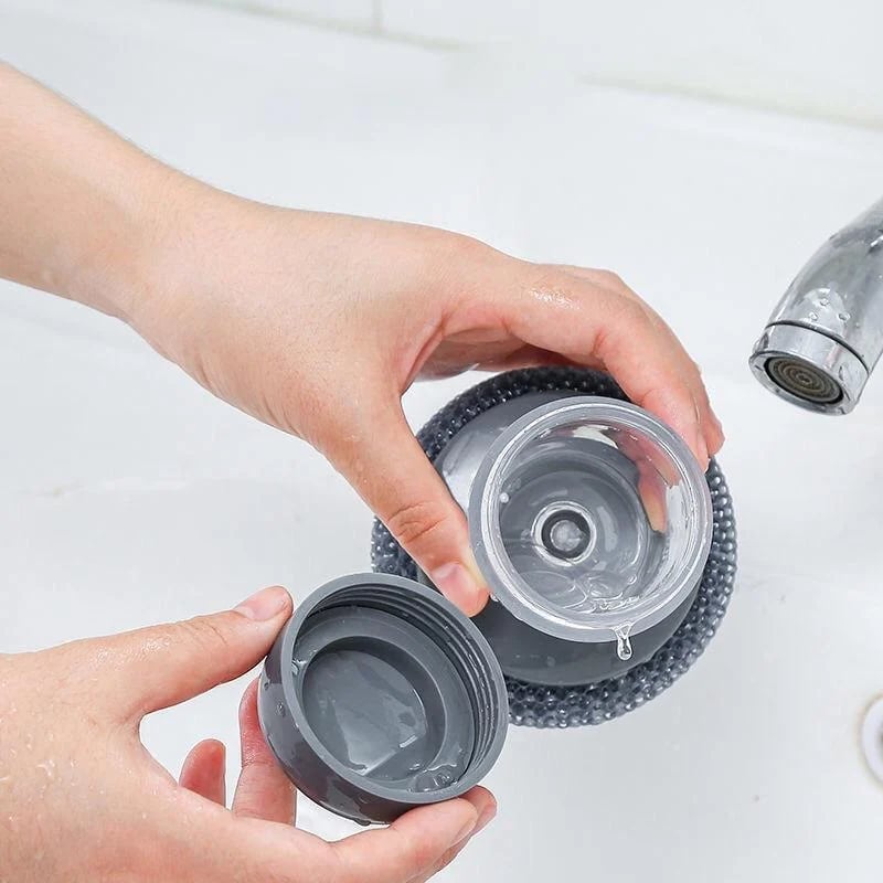 ð¥ð¥Kitchen Soap Press Dispensing Palm Brush