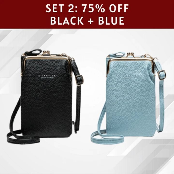 Women Phone Bag Solid Crossbody Bag