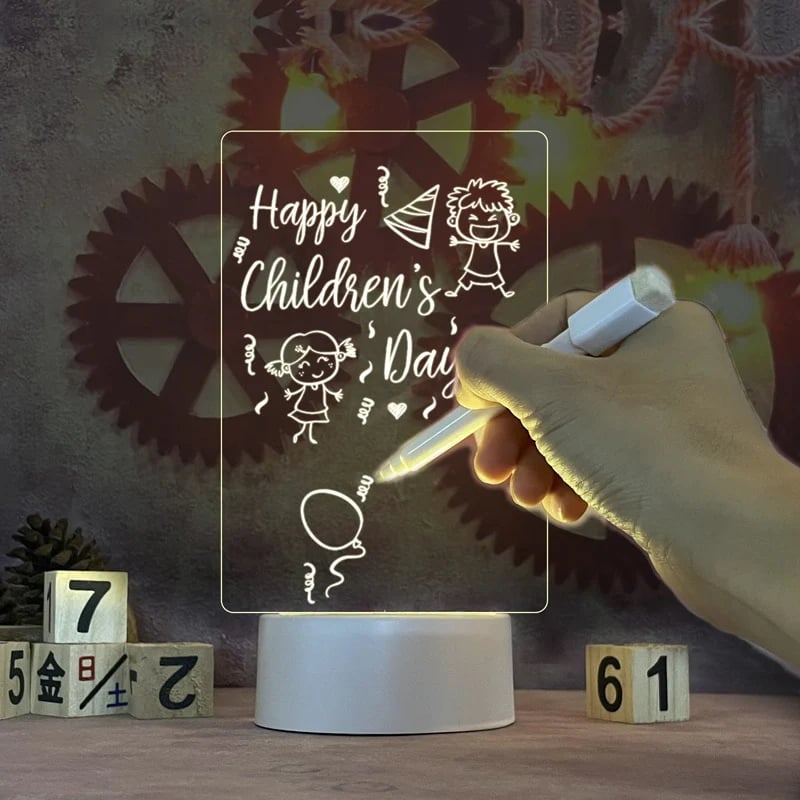 🔥NOTE BOARD CREATIVE LED NIGHT LIGHT