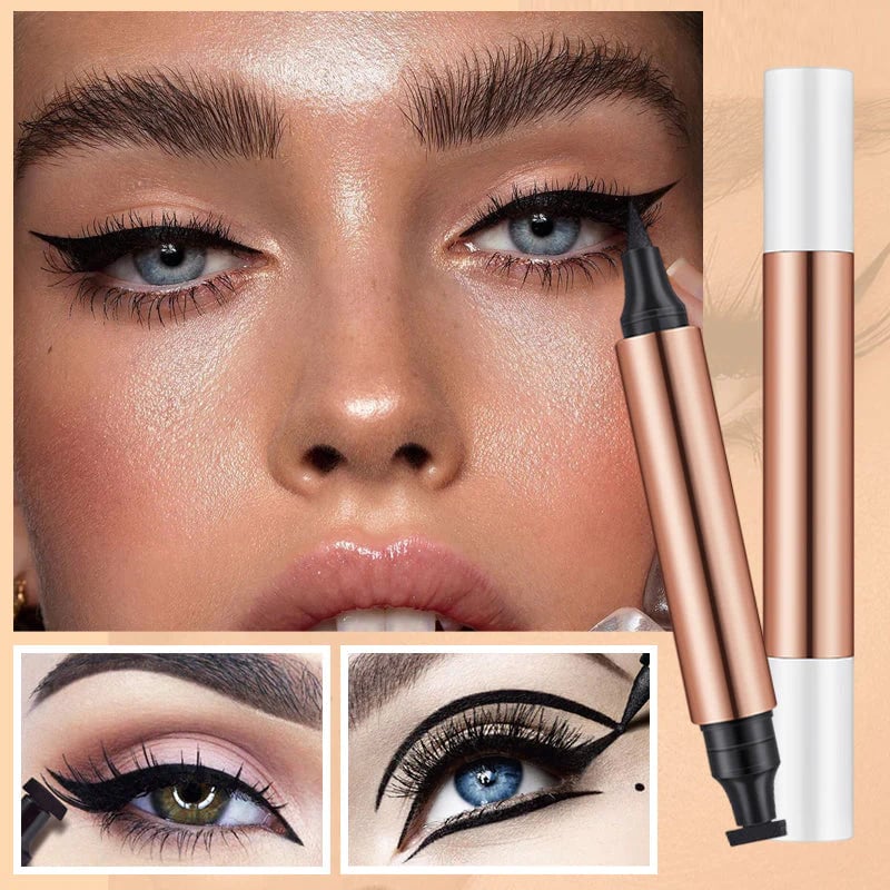 Seductive cat eye stamp eyeliner