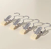 💥2023 Hot Sale💥Anti-rust Clip Space-saving Clothespin Hat Pants Storage Hanging Travel Hook