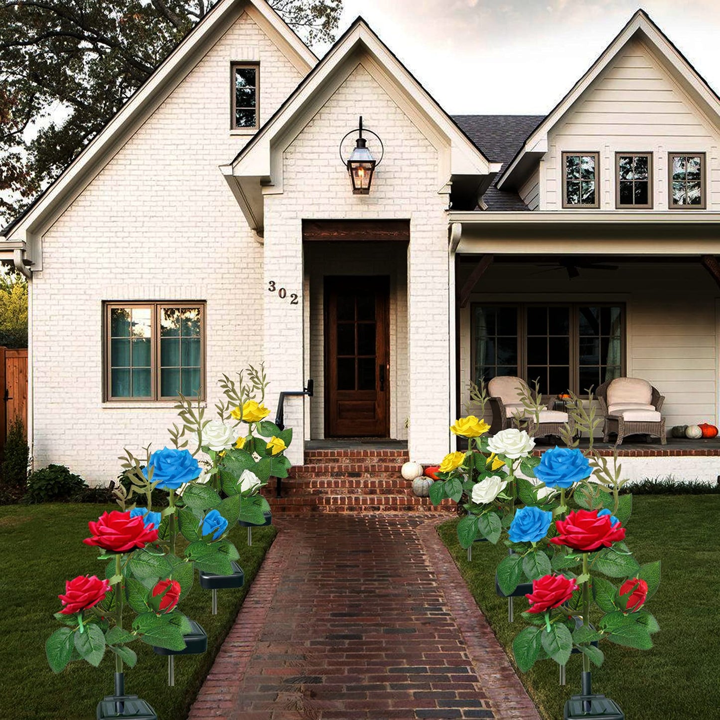 Solar Flower Stake Lights