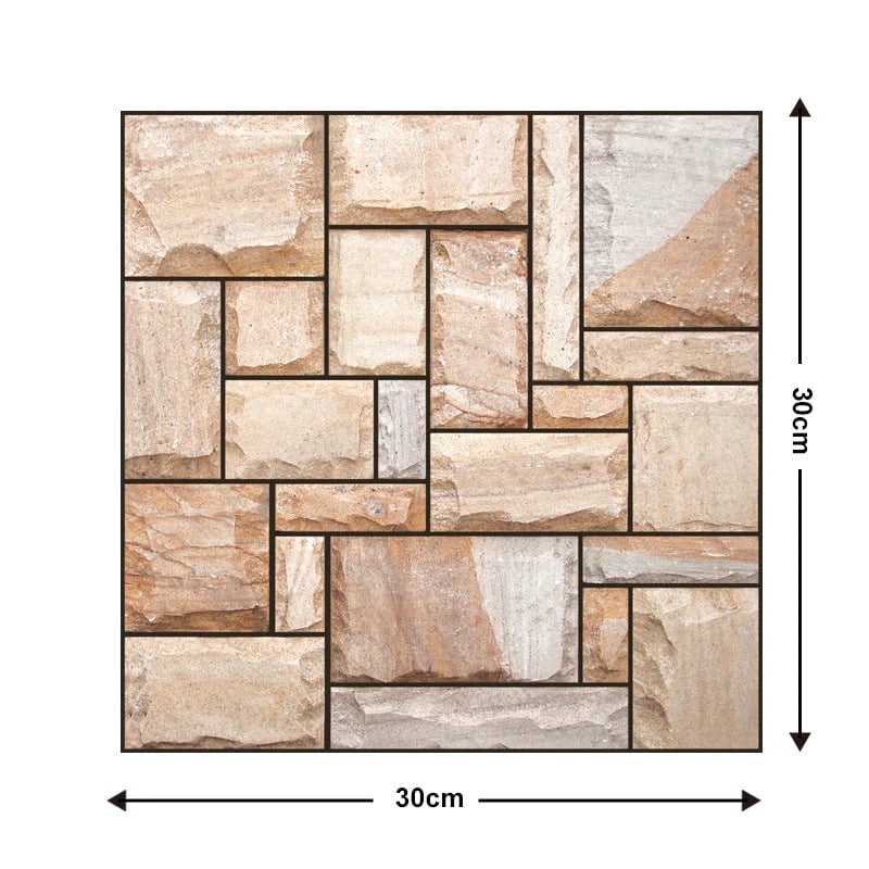 10Pcs 3D Peel and Stick Wall Tiles(12x12 inches)