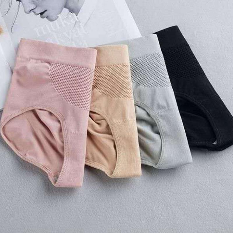 Breathable honeycomb women's briefs
