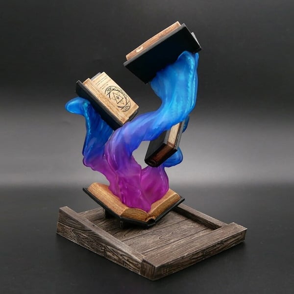 🔥🔥Tomes of Magic Dice Tower - 🎁RPG & DnD Player Gift