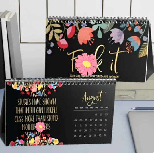 Funny Calendar 2024 Desk Calendar For Women