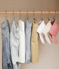 💥2023 Hot Sale💥Anti-rust Clip Space-saving Clothespin Hat Pants Storage Hanging Travel Hook