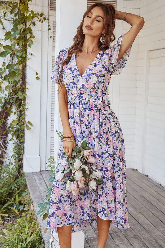 2023 Latest Women's Floral Summer Bohemian Maxi Dresses