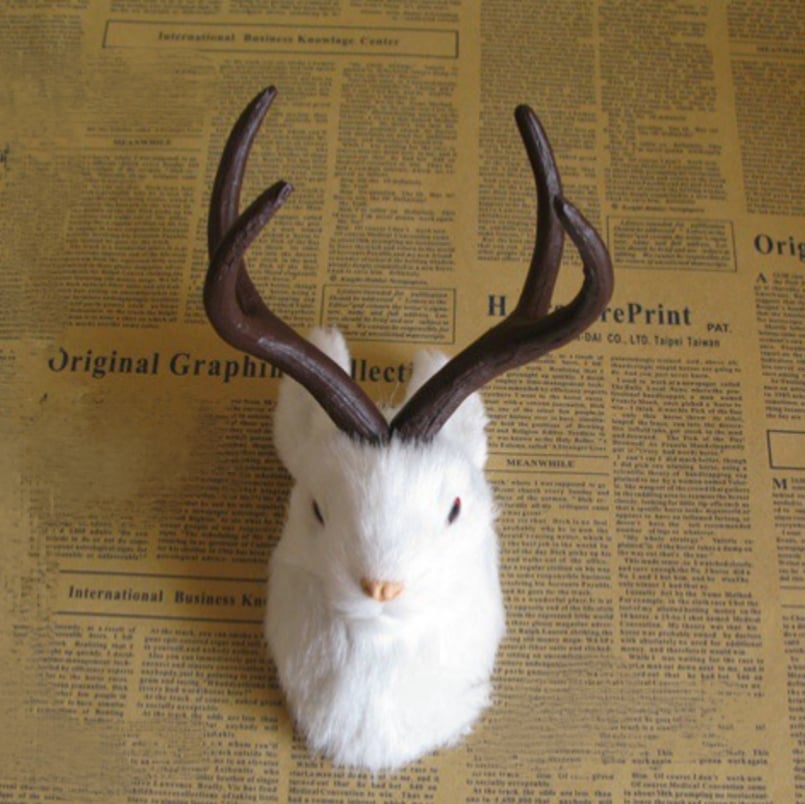🐰Jackalope Wall-mounted Rabbit