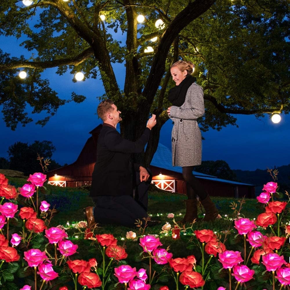 Solar Flower Stake Lights