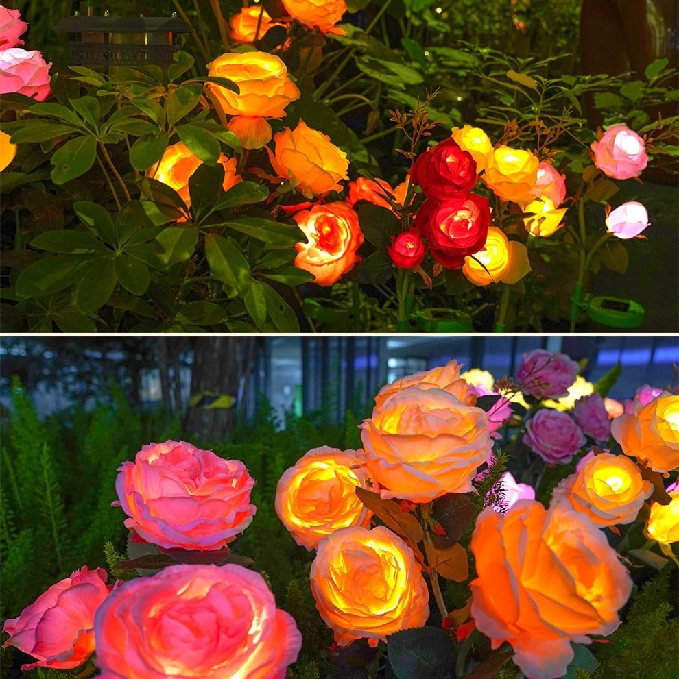 Solar Flower Stake Lights