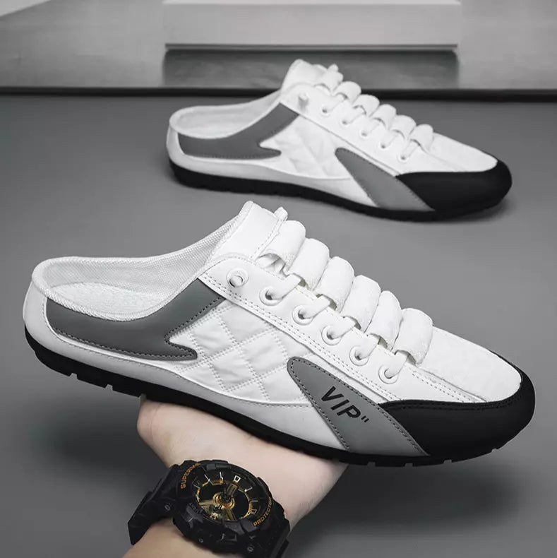 All match Casual Mule Open Back Sneakers lionclay